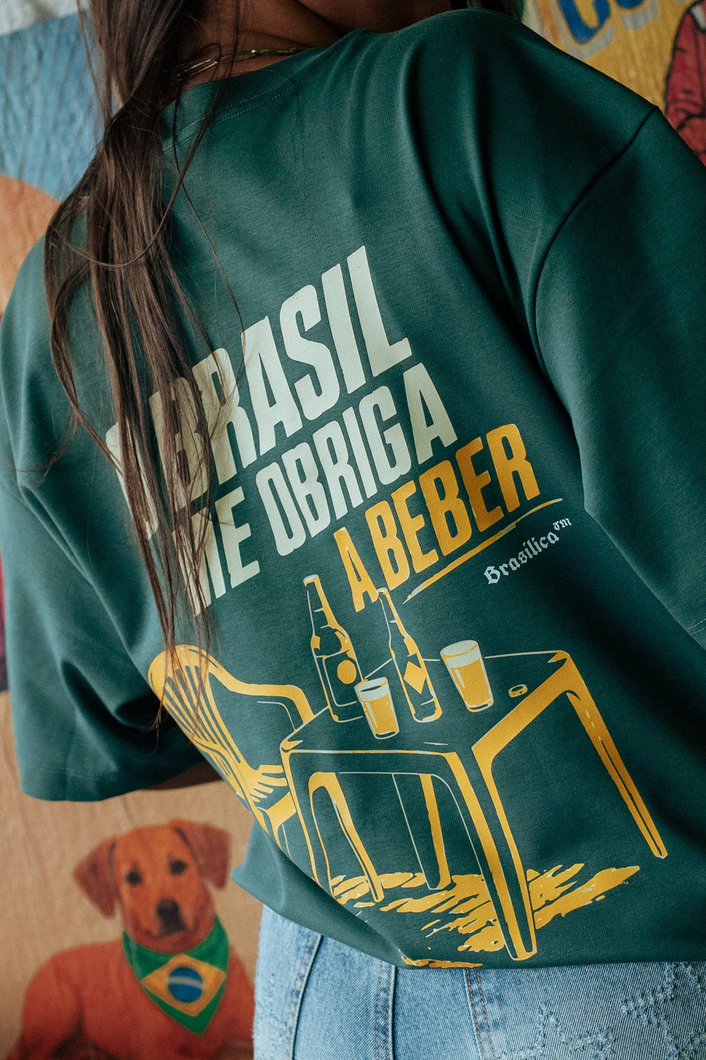 Camiseta Oversized Unissex Mood Cerveja