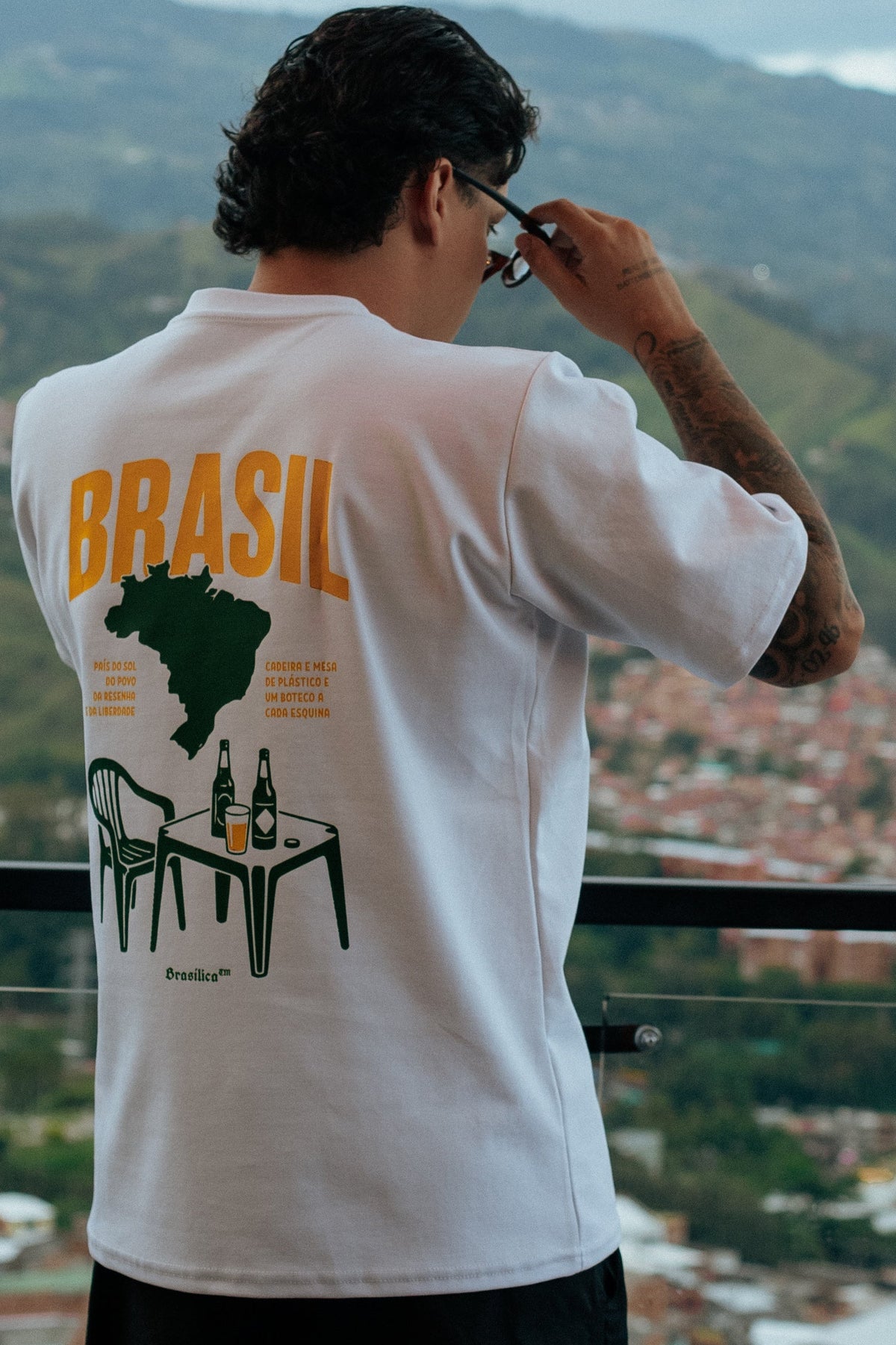 Camiseta Oversized flow Brasil
