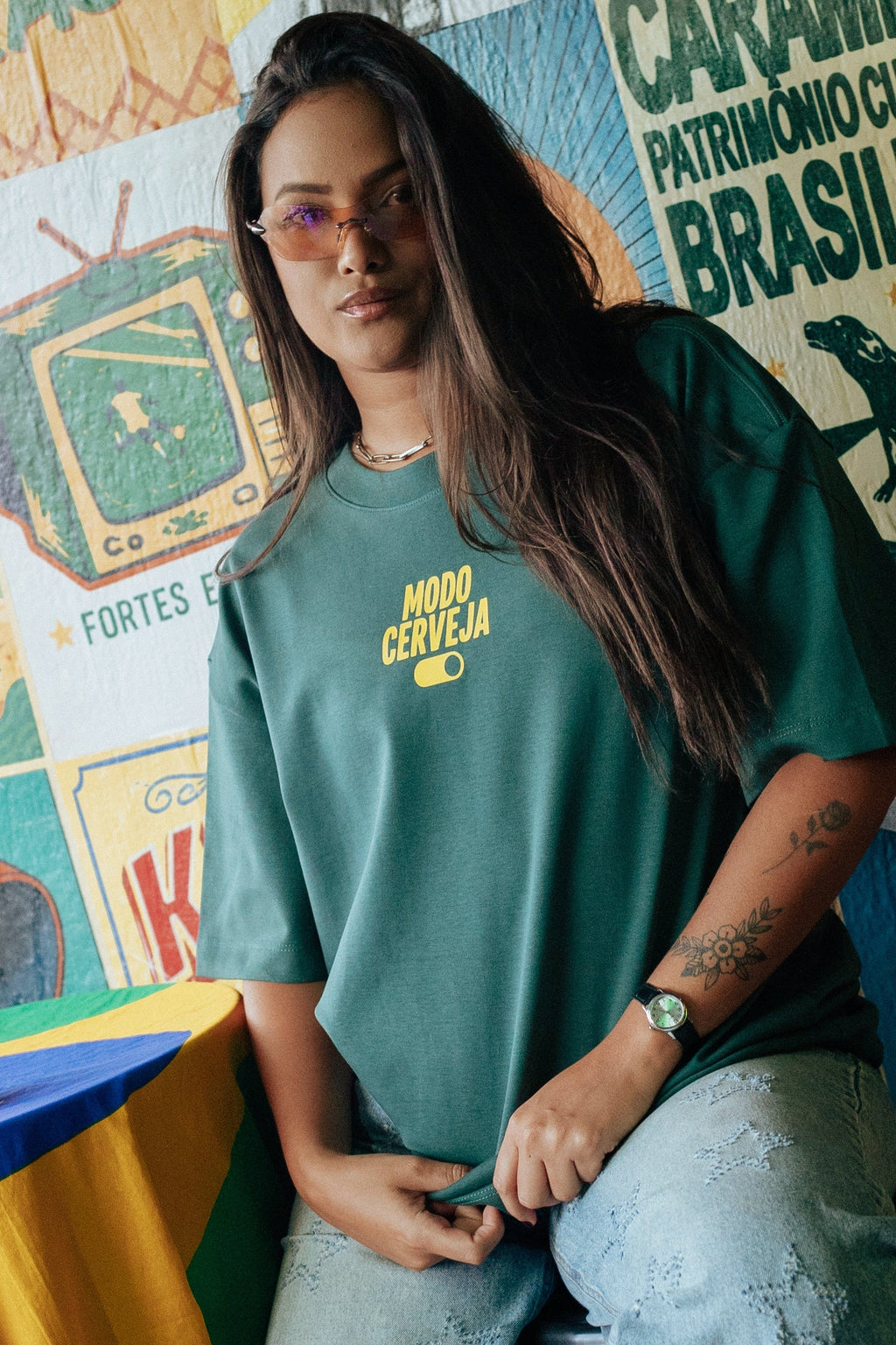Camiseta Oversized Unissex Mood Cerveja