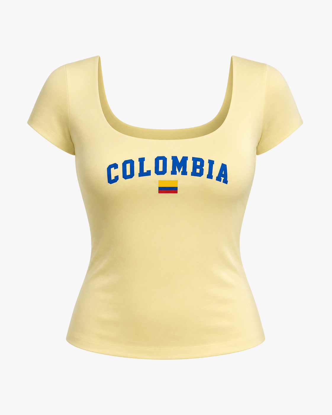 Blusa Colombia Amarillo Pastel