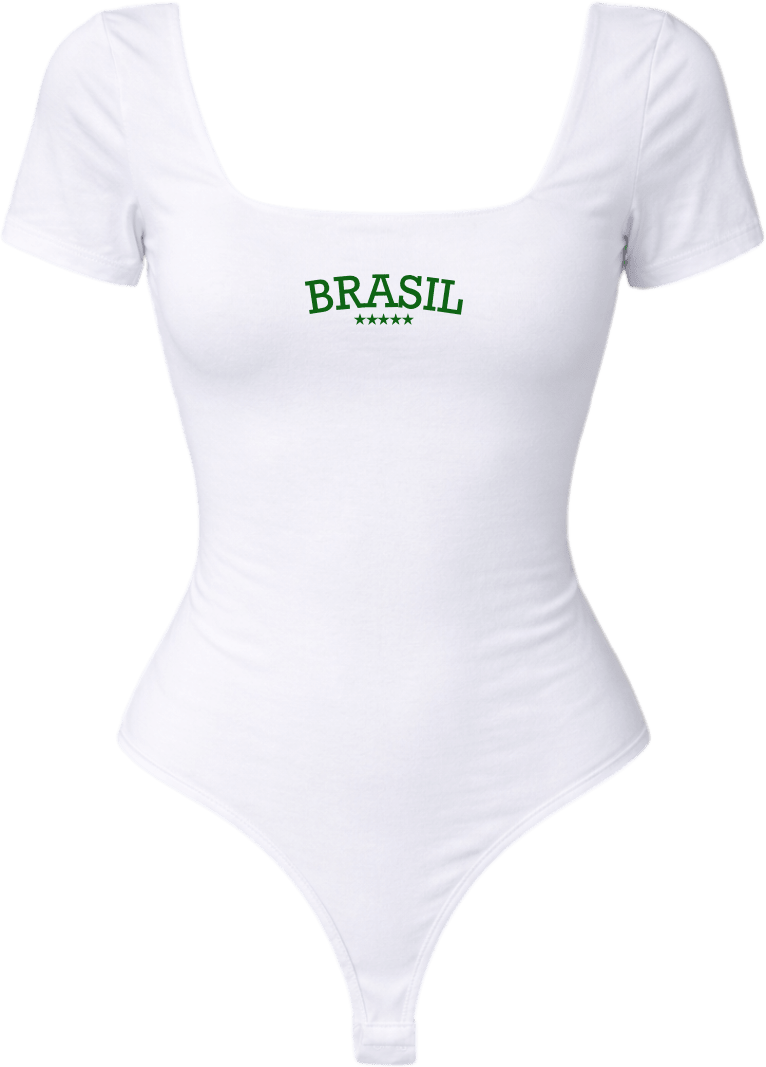 Body blanco de manga corta