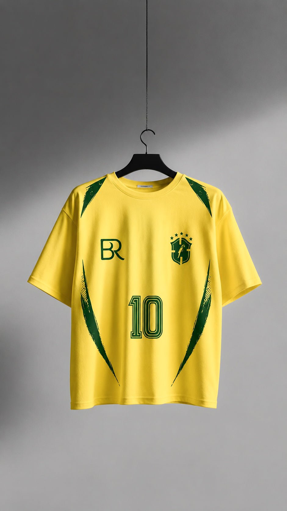 Camiseta Mundial Brasil #10 Amarilla