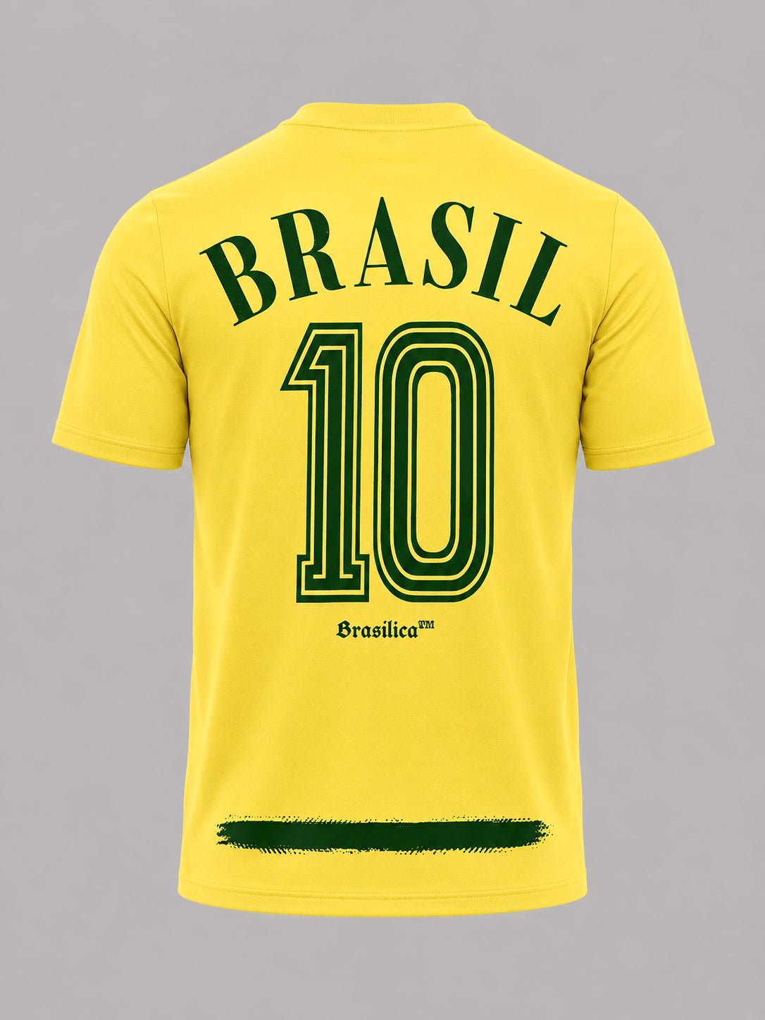 Camiseta Mundial Brasil #10 Amarilla