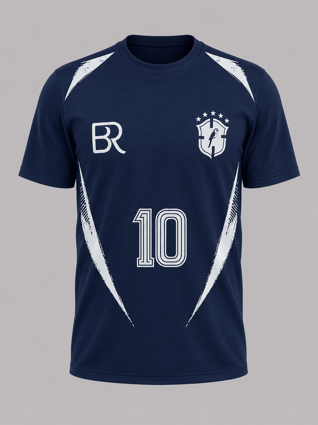 Camiseta Mundial Brasil #10 Azul