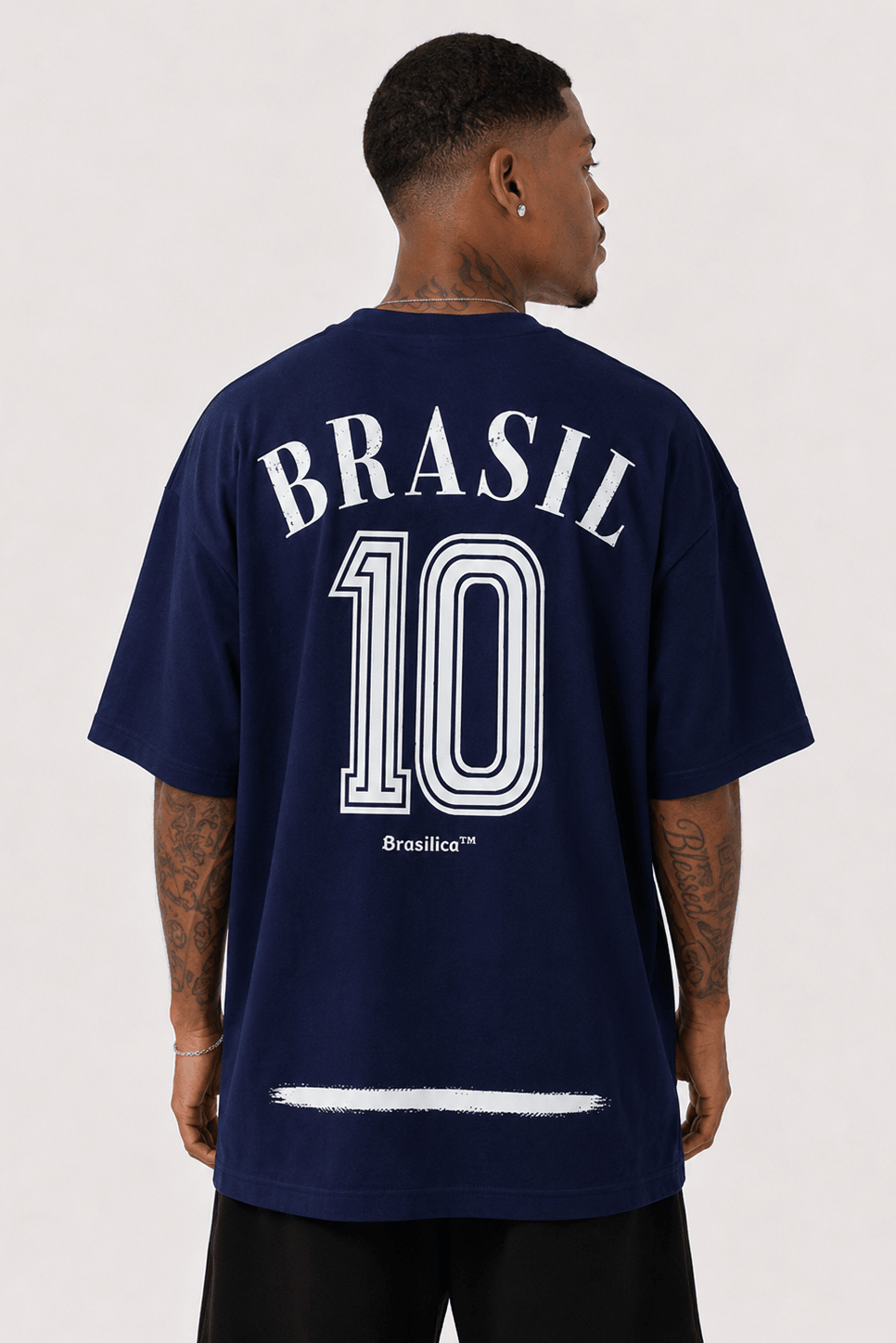 Camiseta Mundial Brasil #10 Azul