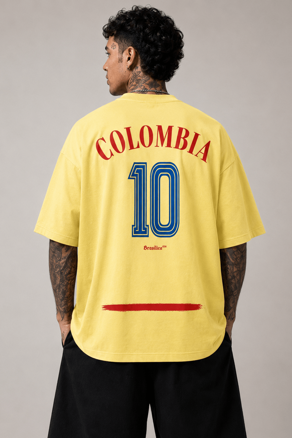 Camiseta Oversized Mundial Colombia #10
