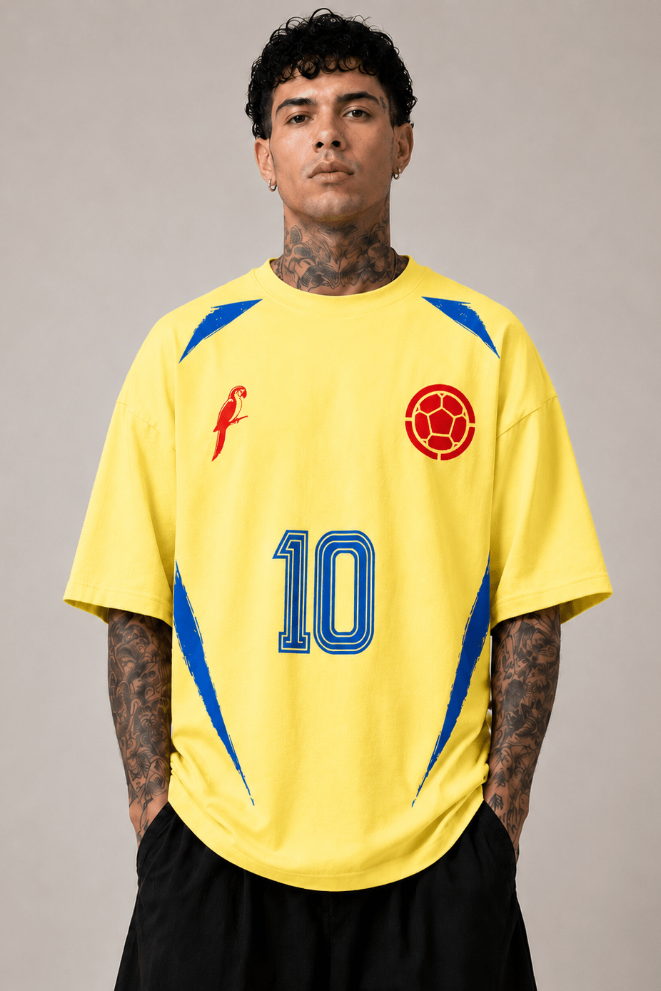 Camiseta Oversized Mundial Colombia #10