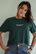 Cropped Verde Brasílica™ Minimalista
