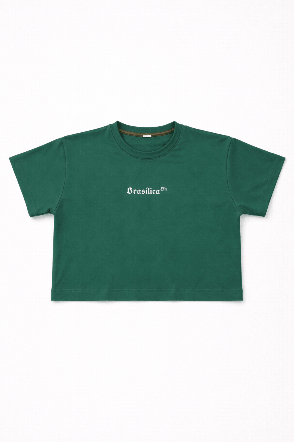 Cropped Verde Brasílica™ Minimalista