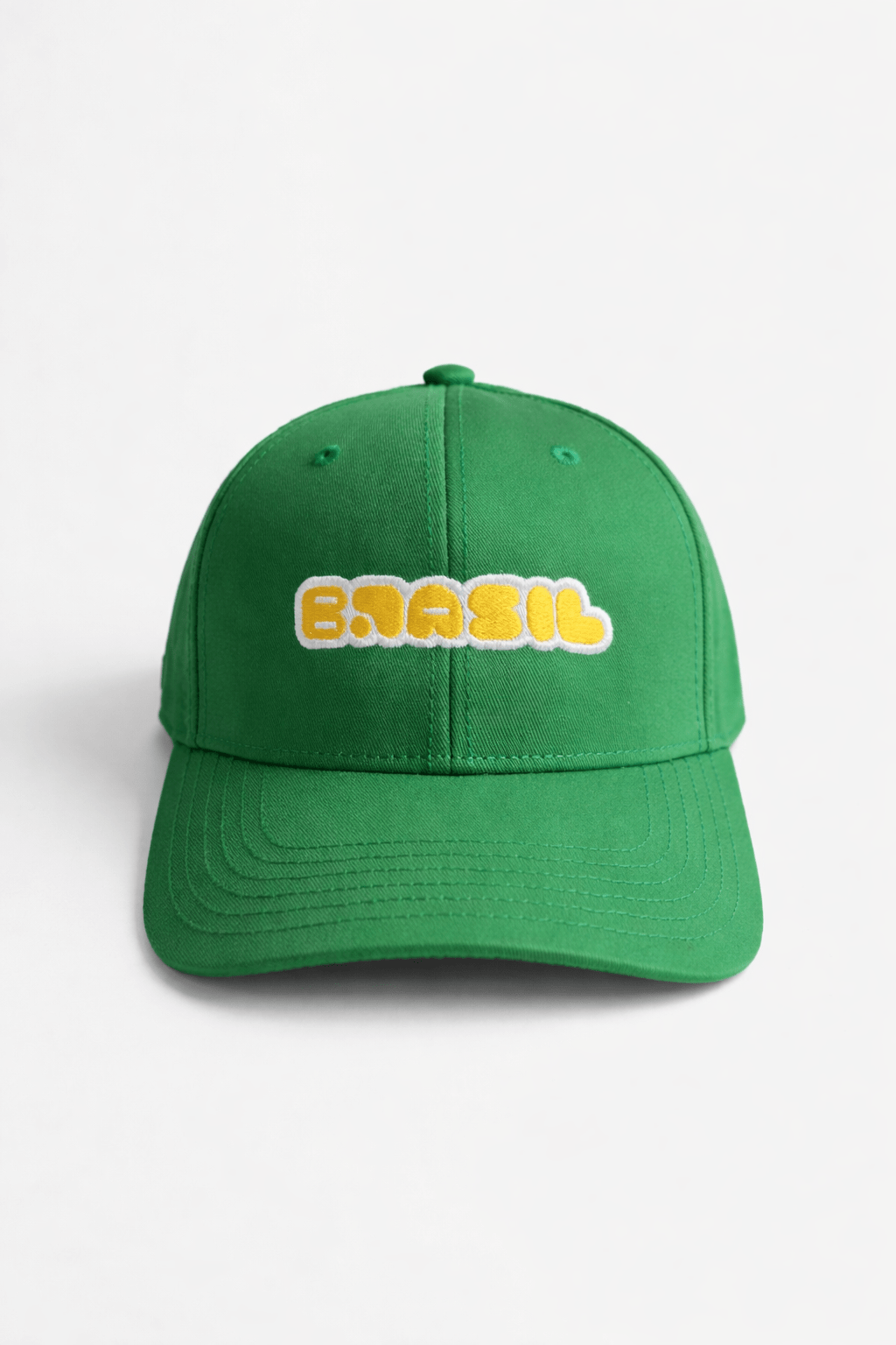 Gorra verde bandera con Brasil bordado